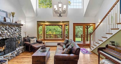 Custom Crafted Forest Retreat with Pond on 5 Acres
