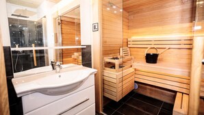 Baignoire, serviettes fournies