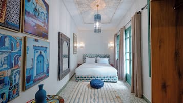 Individually decorated, individually furnished, iron/ironing board