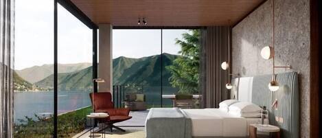 Habitación básica doble, 1 cama de matrimonio grande | Ropa de cama de alta calidad, caja fuerte, tabla de planchar con plancha