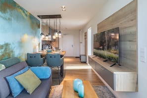 Apartment | Living room - Luxusfewo auf Nordstrand am Meer (Nordstrand)