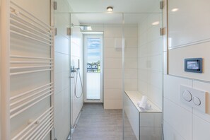 Apartment | Bathroom - Luxusapartement mit Meerblick (Nordstrand)