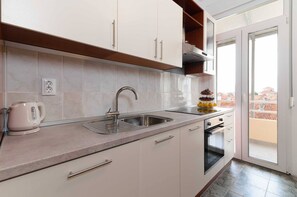 Apartment | Private kitchen | Cleaning supplies - MY Dalmatia - Sunset Apartment Kalelarga (Zadar)