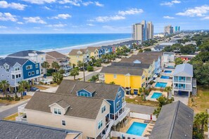 Exterior - 7 Bedroom, 2nd Row with a Private Pool - Driftwood Dreams (Surfside Beach)
