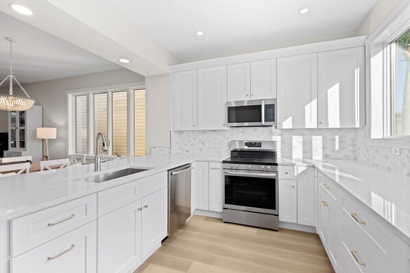 Fridge, microwave, oven, stovetop - Cedars East 2BR Condo – Unit #611 by RVA (Longboat Key)