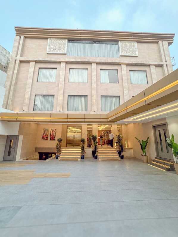 Façade de l’hébergement