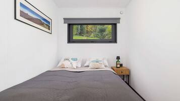 2 bedrooms, iron/ironing board, travel crib, WiFi