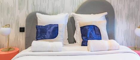 1 室のベッドルーム、アイロン / アイロン台、WiFi、ベッドシーツ