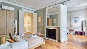 2 slaapkamers, een strijkplank/strijkijzer, wifi, beddengoed