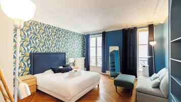 4 chambres, fer et planche Ă repasser, Wi-Fi, draps fournis