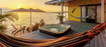 Feel right at home in paradise in the eco friendly, off-grid home on Isla Colon.