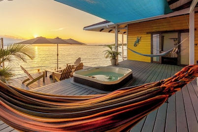 Feel right at home in paradise in the eco friendly, off-grid home on Isla Colon.