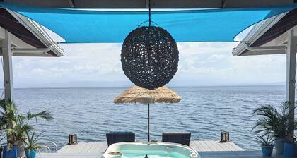 Feel right at home in paradise in the eco friendly, off-grid home on Isla Colon.