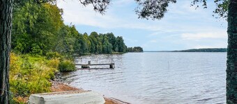 Lake front home in Leksand with lake view