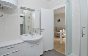 Shower, hair dryer - Beautiful apartment in Privlaka (Privlaka)