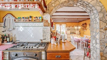 Family House, 3 Bedrooms, Balcony (Traditional Karst House Rozina /w) | Private kitchen