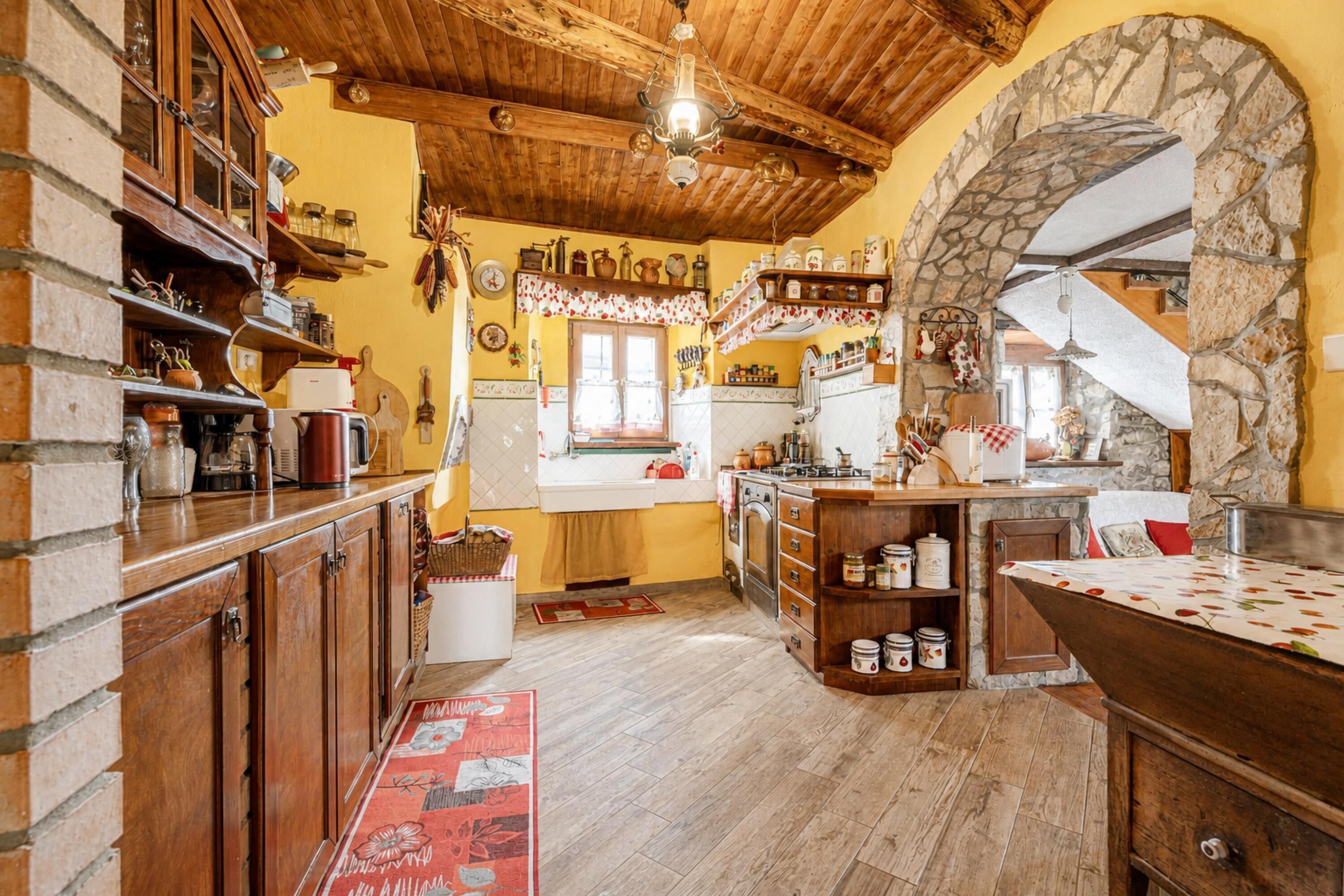 Family House, 3 Bedrooms, Balcony (Traditional Karst House Rozina /w) | Private kitchen