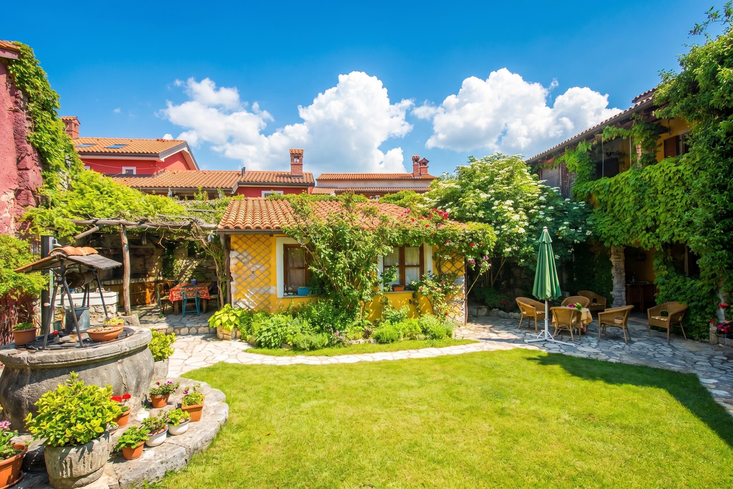 Maison Familiale, plusieurs chambres (Holiday Home Rozina) | Enceinte de l’hébergement