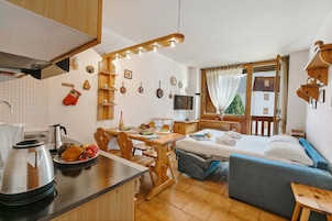 Appartement Standard, 1 chambre, balcon (Studio Valleverde 11D Ski In Ski Out) | Intérieur
