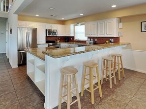 Fridge, microwave, oven, stovetop - Under The Sea | Partial Beach Views (Galveston)