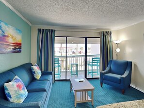 Smart TV - Casa Del Mar 107 - Musical Waters | Private Balcony (Galveston)