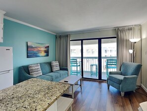 Smart TV - Casa Del Mar 395 | Balcony, Partial Gulf Views (Galveston)