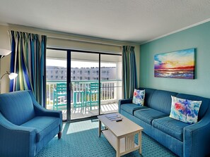 Smart TV - Casa Del Mar 336 | Balcony, Partial Beach Views (Galveston)