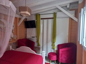 1 室のベッドルーム、アイロン / アイロン台、WiFi、ベッドシーツ