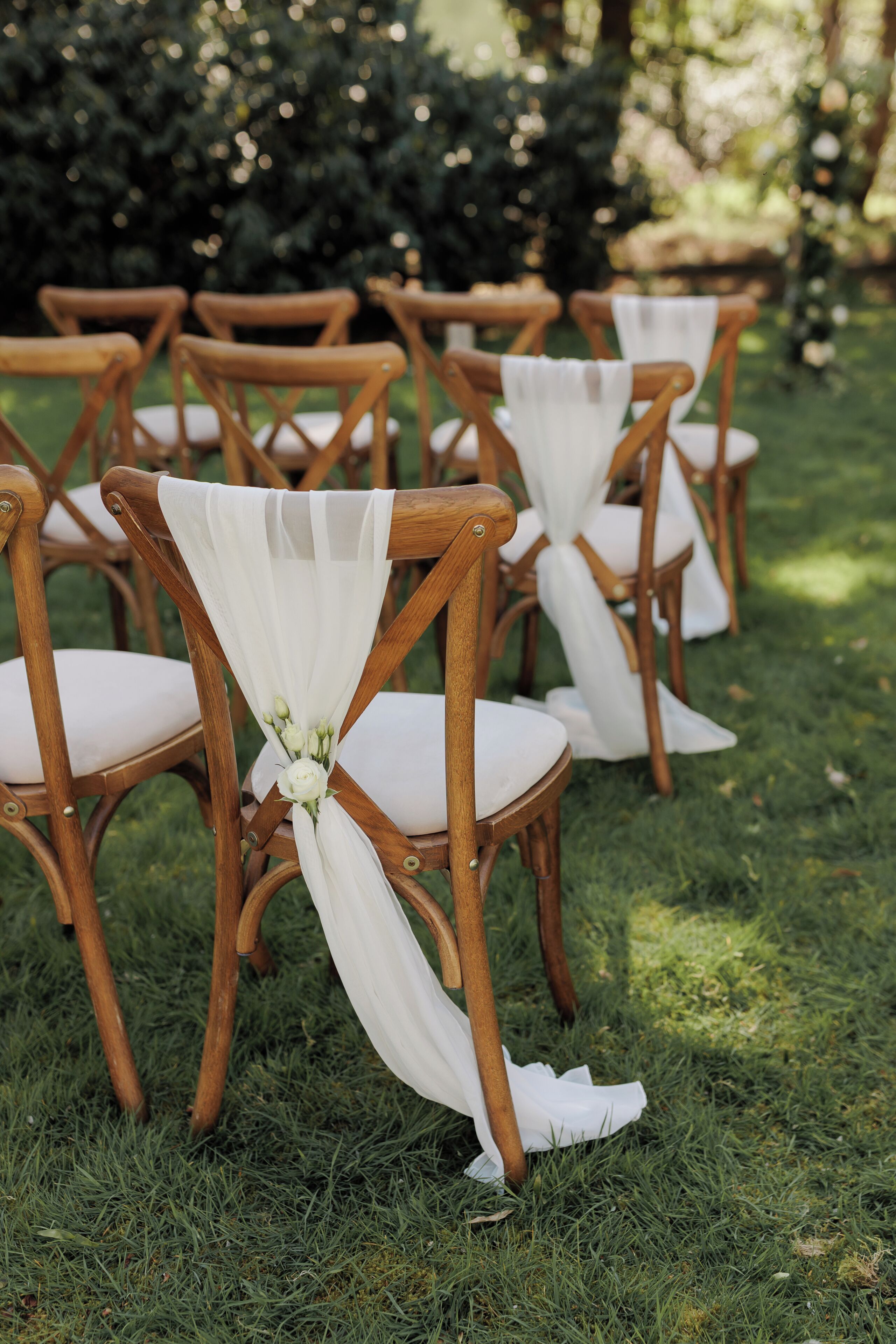 Área de bodas al aire libre