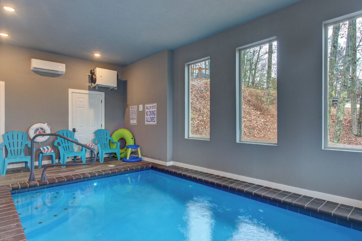 Indoor pool, a heated pool
