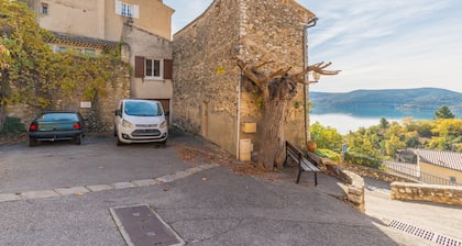 Apartment “T2 L’Amourié 1st Floor” with Covered Terrace, Lake View