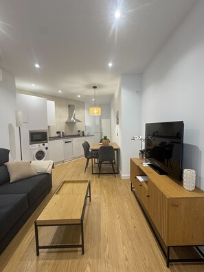 Departamento, 1 habitación | Área de sala de estar