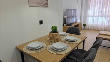 Apartment, 1 Bedroom | Living area