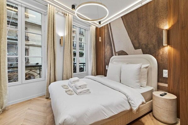 2 bedrooms, iron/ironing board, travel crib, WiFi