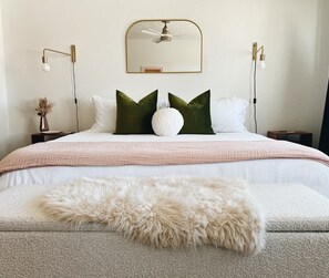 2 bedrooms, iron/ironing board, travel crib, WiFi