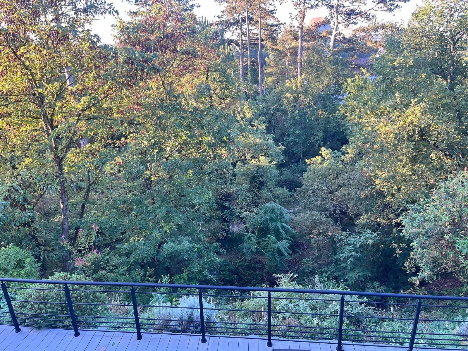 Blick von der Unterkunft