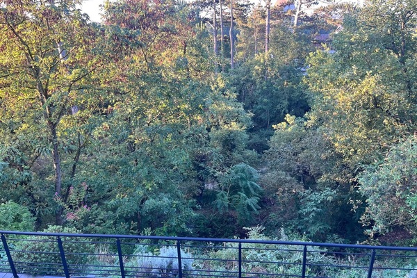 Blick von der Unterkunft