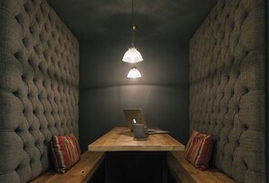 Sitteområde i lobbyen