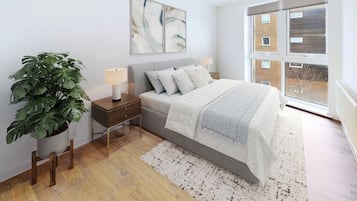 2 quartos, ferros/tábuas de passar roupa, Wi-Fi, roupa de cama