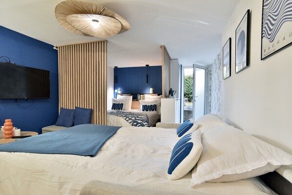 Iron/ironing board, free WiFi, bed sheets - Bleu Rance - Studio à quelques minutes de la mer (Dinard)