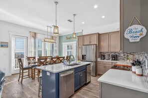 Fridge, microwave, oven, stovetop - Lux 6BR - Heated Pool | Sleeps 22 | 1 min to beach (Gulf Shores)