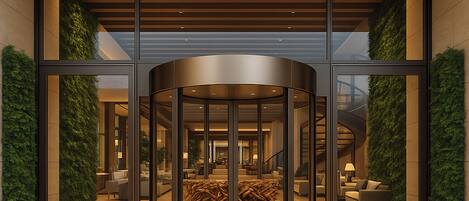 Entrée de l’hébergement