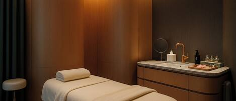 Behandlingsrum til par, sauna, boblebad, dampbad, massagebehandlinger