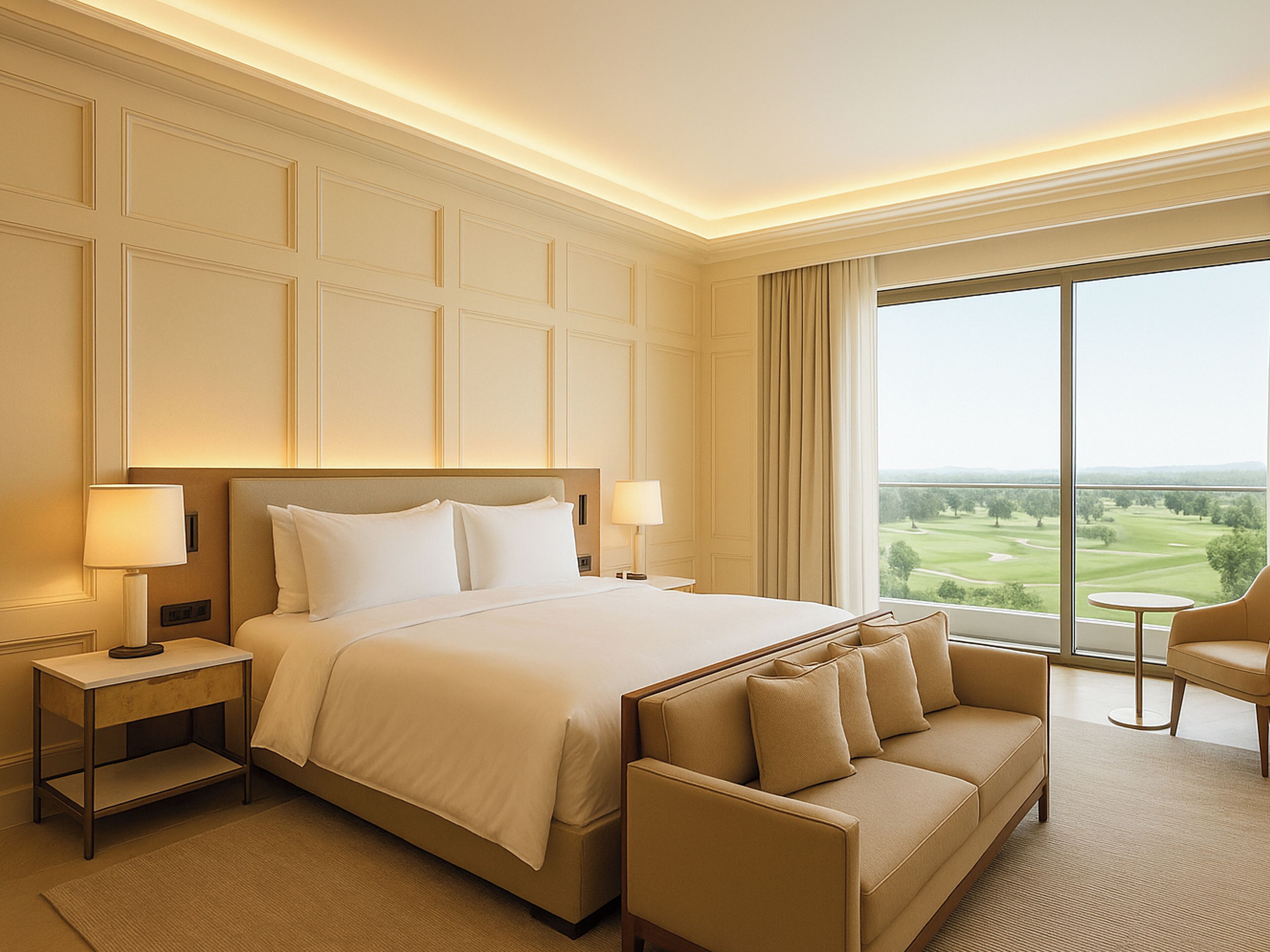 Premium bedding, in-room safe, laptop workspace, blackout curtains