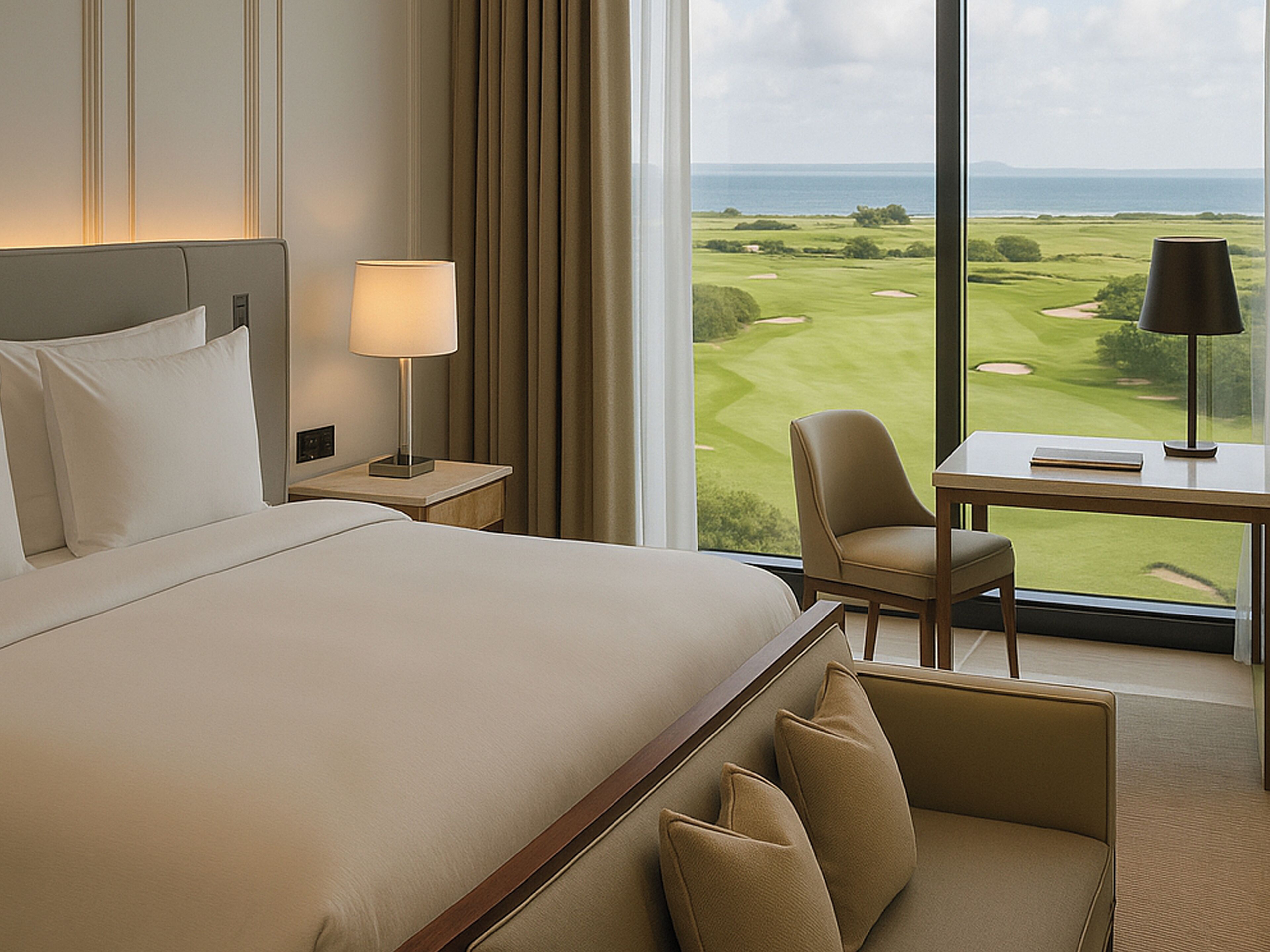 Premium bedding, in-room safe, laptop workspace, blackout curtains