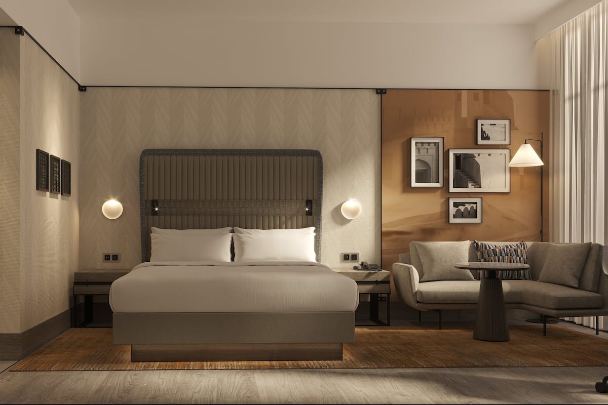 Club Suite, 1 King Bed (Living Dining) | Minibar, in-room safe, individually decorated, individually furnished