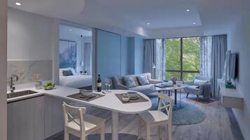 Apartemen | 1 kamar tidur dan internet