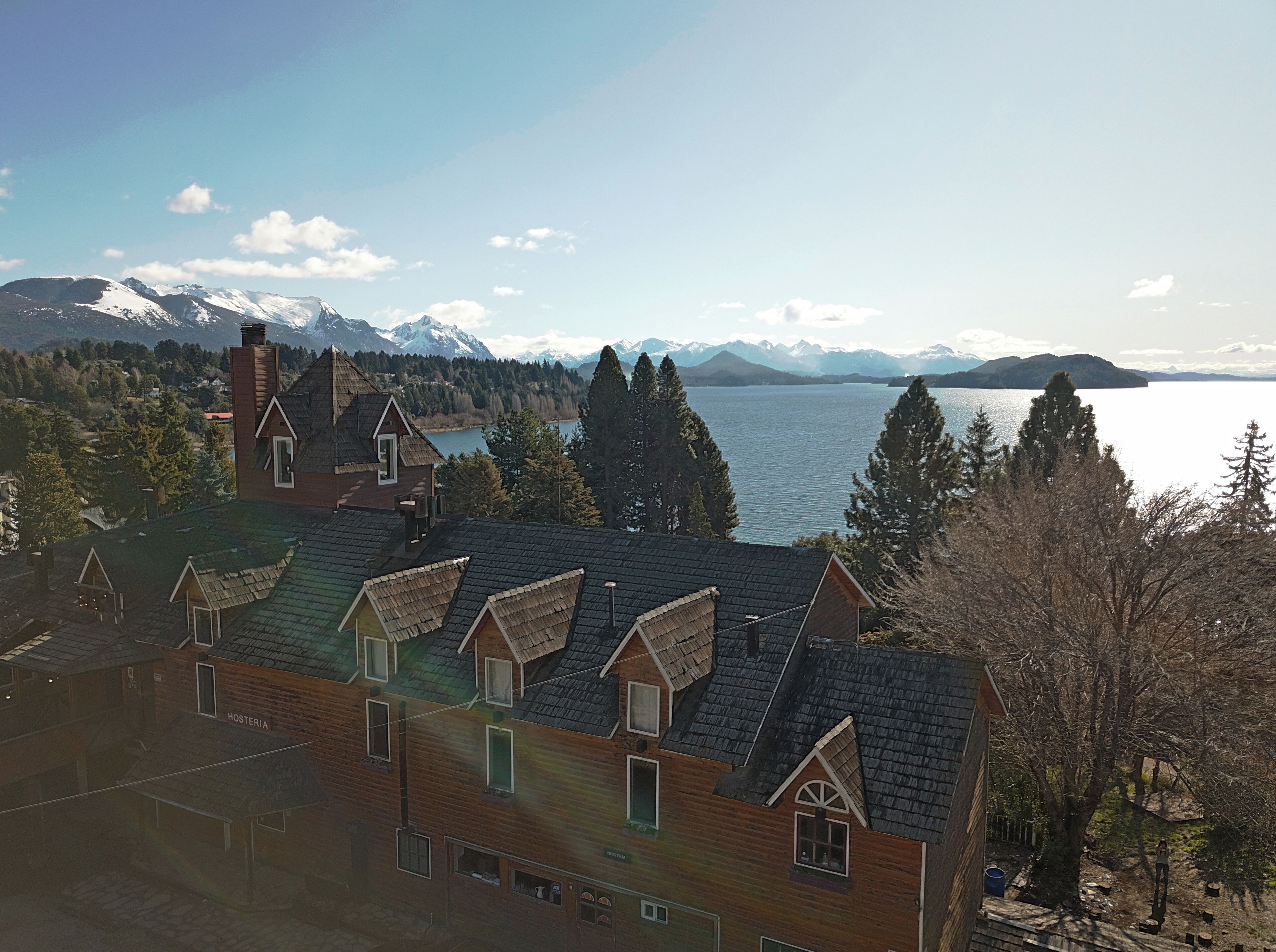 Overnatningsstedets facade