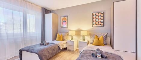 2 Schlafzimmer, Bügeleisen/Bügelbrett, WLAN, Bettwäsche