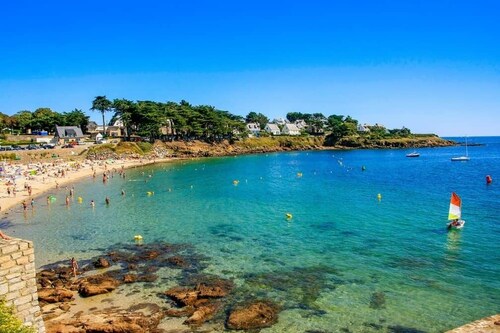 Le cocon urbain, appartement calme avec jardin pour 4 personnes à 2 mn de Vannes